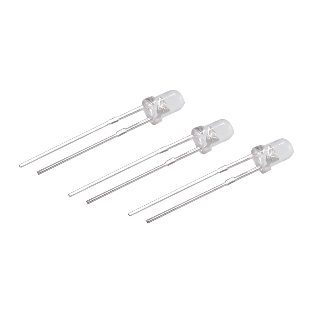 3mm White LED Light 100pcs Light Emitting Diode W3Y14077