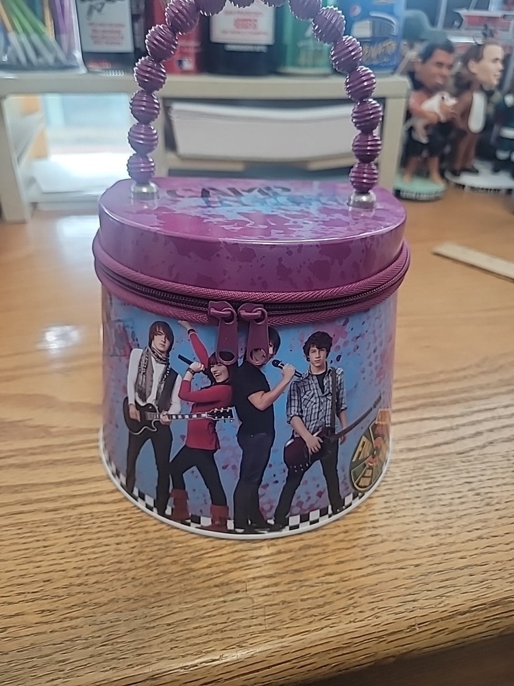 Camp Rock Tin Box Zipper Closure Disney