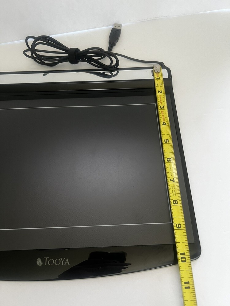 Tooya Pro Professional Graphic Tablet Complete Adobe Elements 7 Slim USB W/ Pen