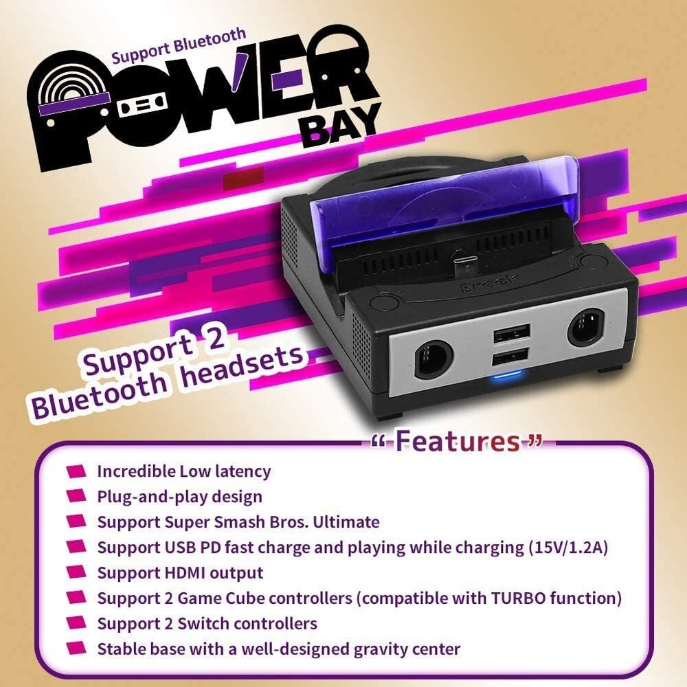 Brook Power Bay for the Nintendo Switch with Bluetooth