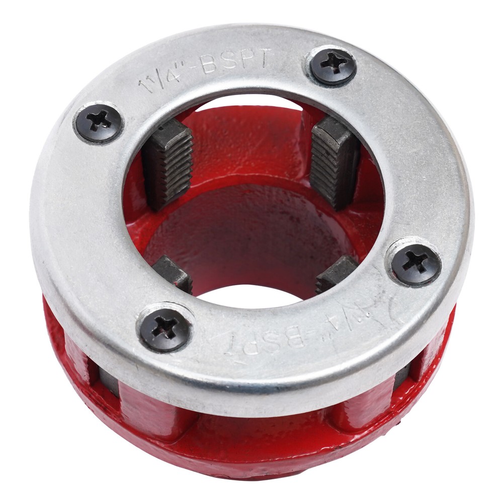 BSPT Pipe Threader 3/8" to 2" Dies Set Threading Tool Ratchet w/ Handle 7-Sizes