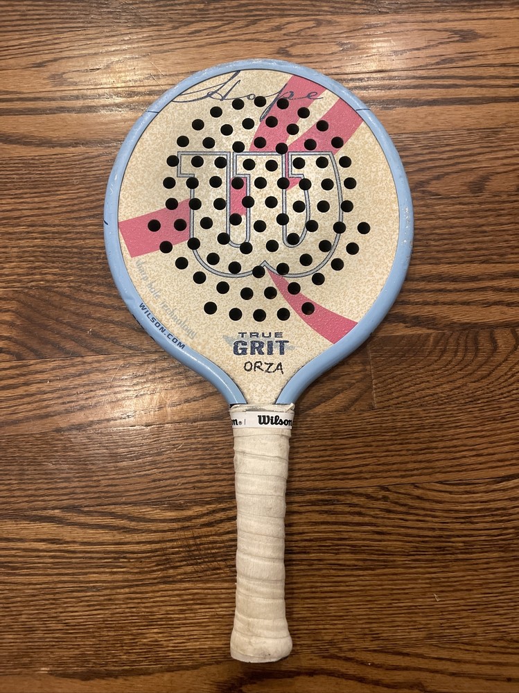 Wilson True Grit paddle racket Hope 4 1/4 Grip