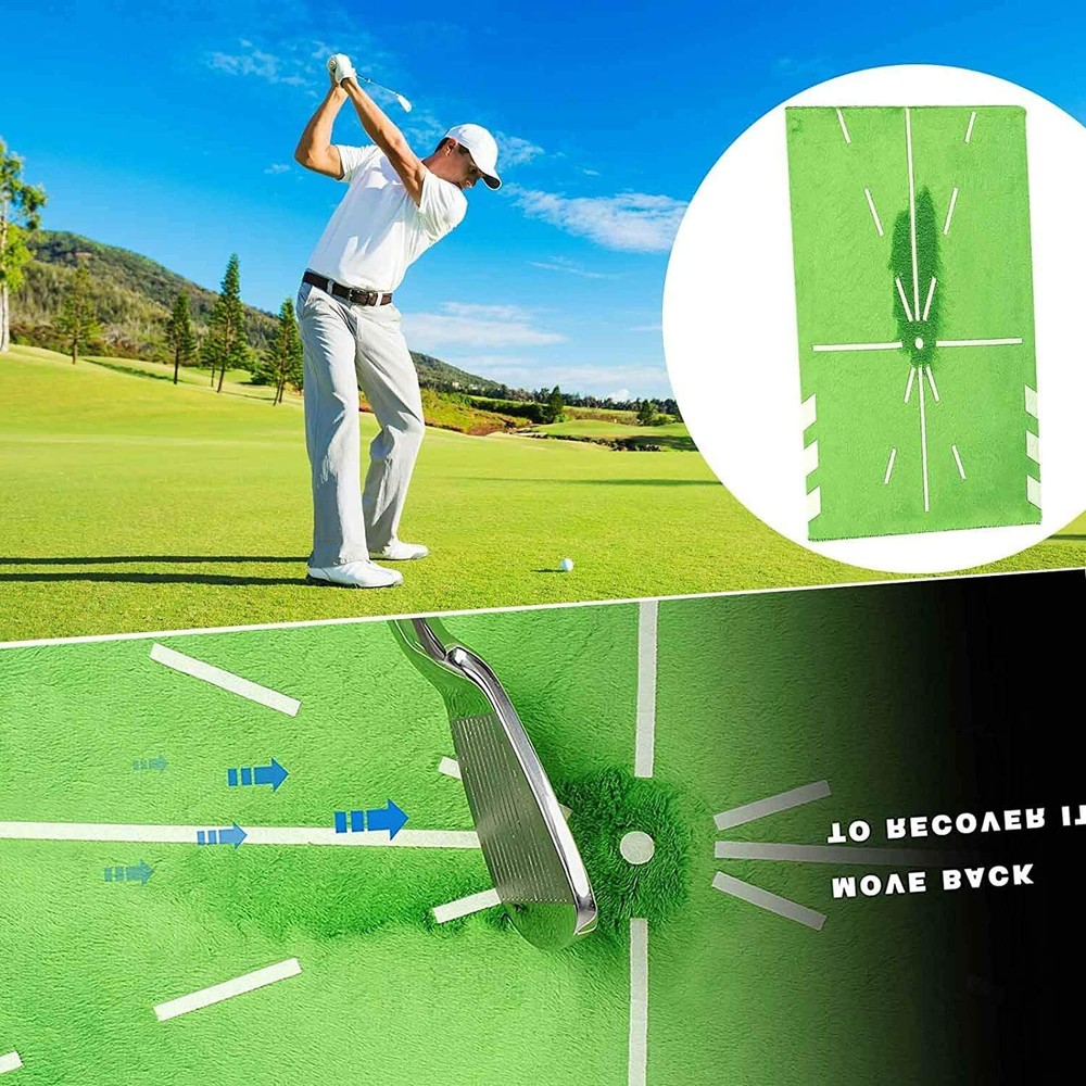 Golf Training Mat for Swing Detection Batting Practice Training Aid Game 30x60cm
