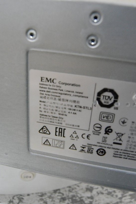 EMC KTN-STL3 15 Slot Array 2x PSU 2x 6Gb SAS Controller SEE NOTES