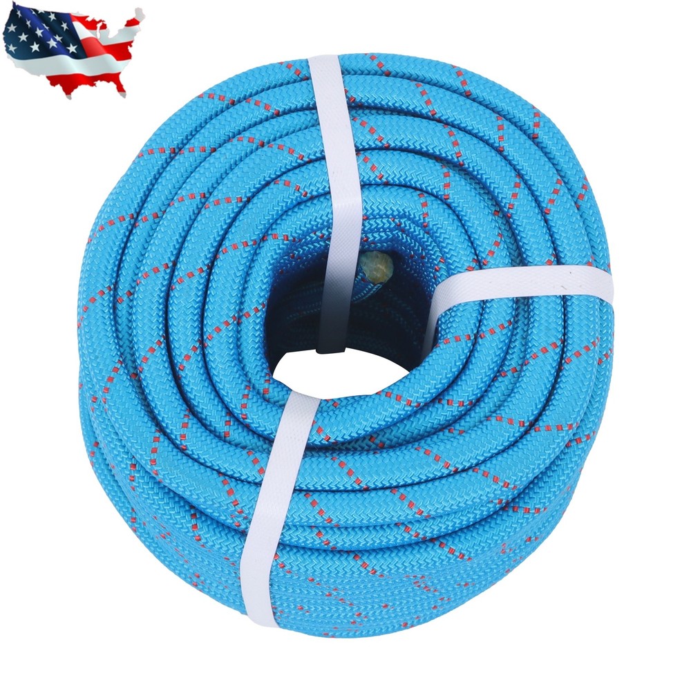 Pulling Rigging Line 1/2" × 125' Double Braid Nylon Polyester Arborist Bull Rope