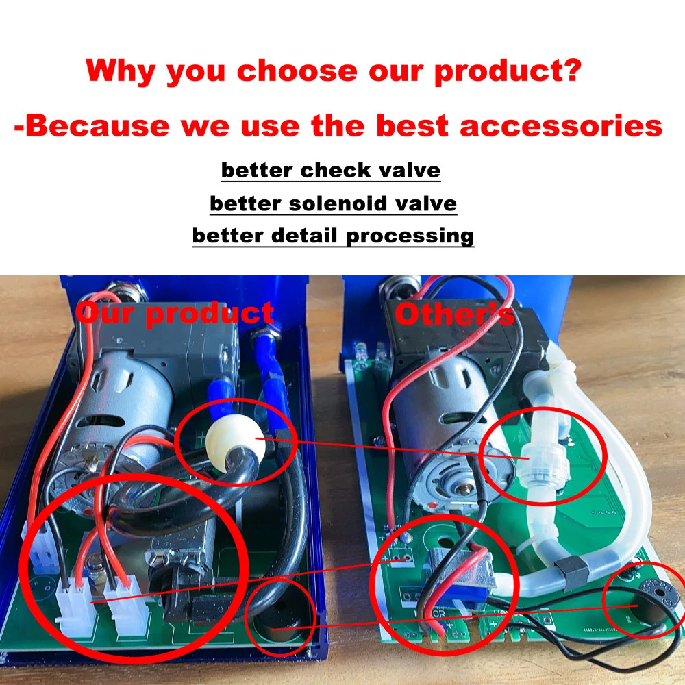 High Quality Adjustable Remote Control Pneumatic Vacuum Pump Controller Box Set