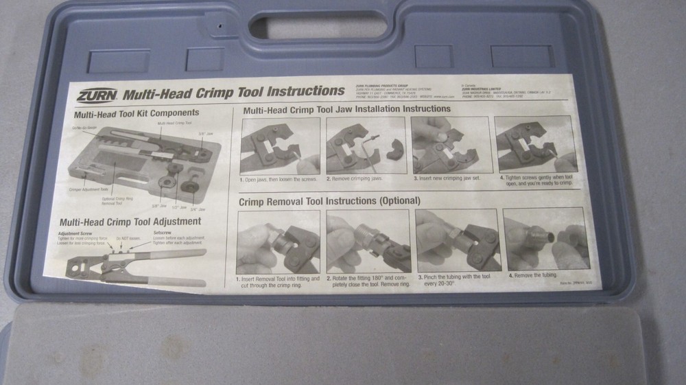 ZURN MULTI-HEAD CRIMPING TOOL XINT