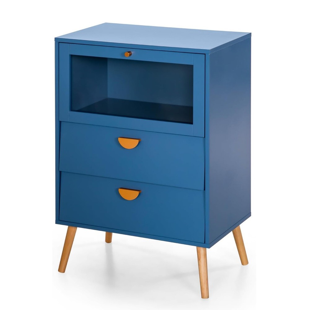 Accent Storage Cabinet Decorative Cabinet Buffet & Sideboard with 2 Drawer