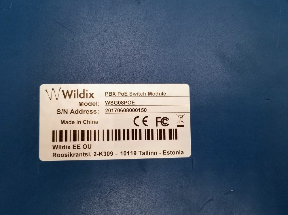 WILDIX WSG08POE PBX POE SWITCH MODULE