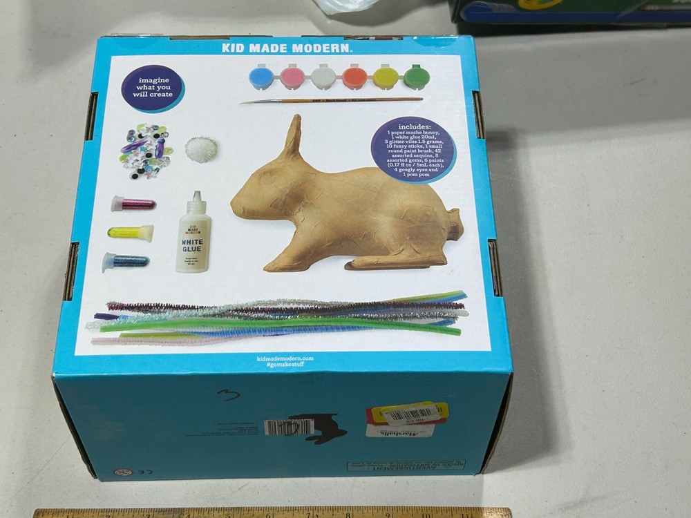 Paper Mache Bunny Kit! Perfect for Easter or summer craft play!