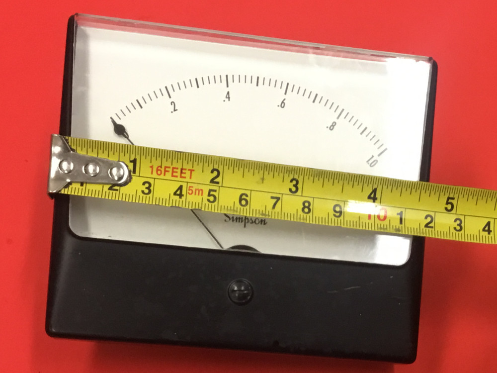 Simpson - DC Milliamperes Gauge Panel Mount