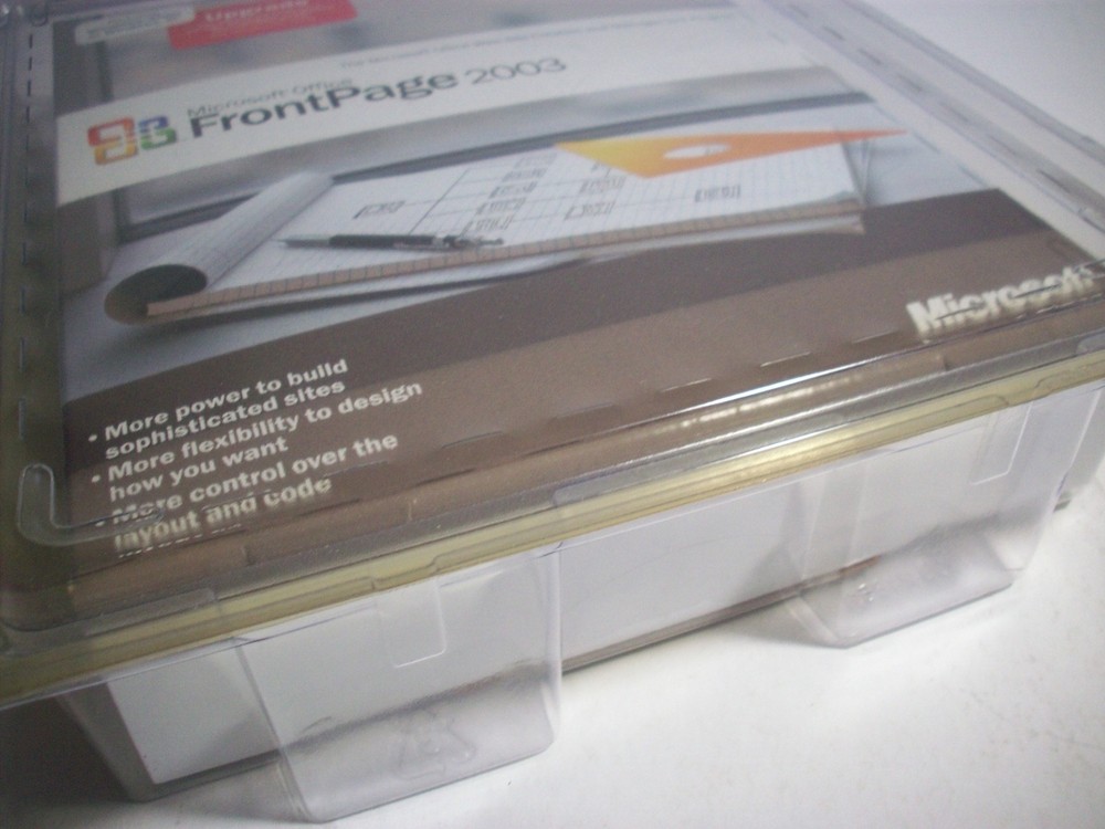 Microsoft Office FrontPage 2003 For Windows RETAIL BOX