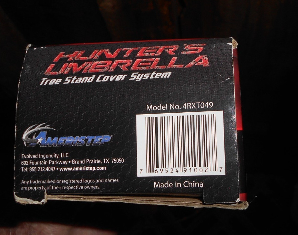 Hunters Umbrella Tree Stand Cover System ￼