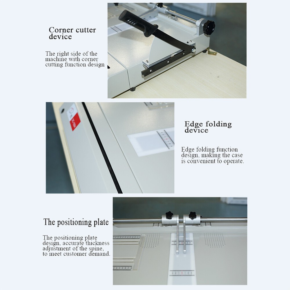 Enhanced A4 Size Hard Case Cover Maker Hardback Hardbound Menu Maker Machine