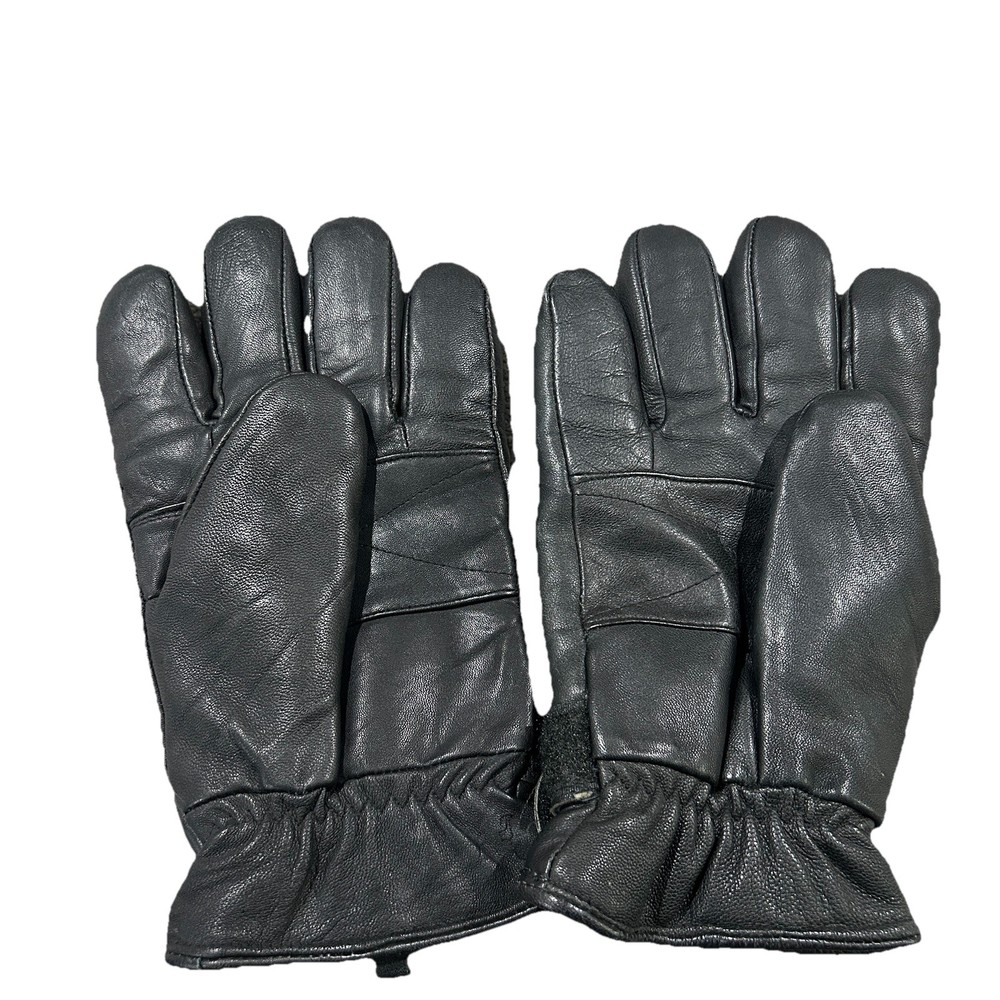 Black Sheep Leather Gloves Small Winter Fleece Lined Warm Driving Motorcycle