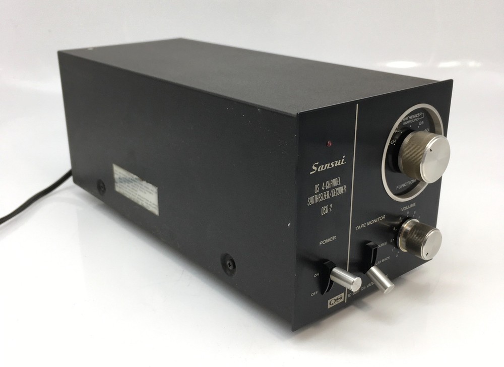 【Tested】 Sansui QSD-2 QS4 Channel Synthesizer Decoder Vintage Quadraphonic Japan