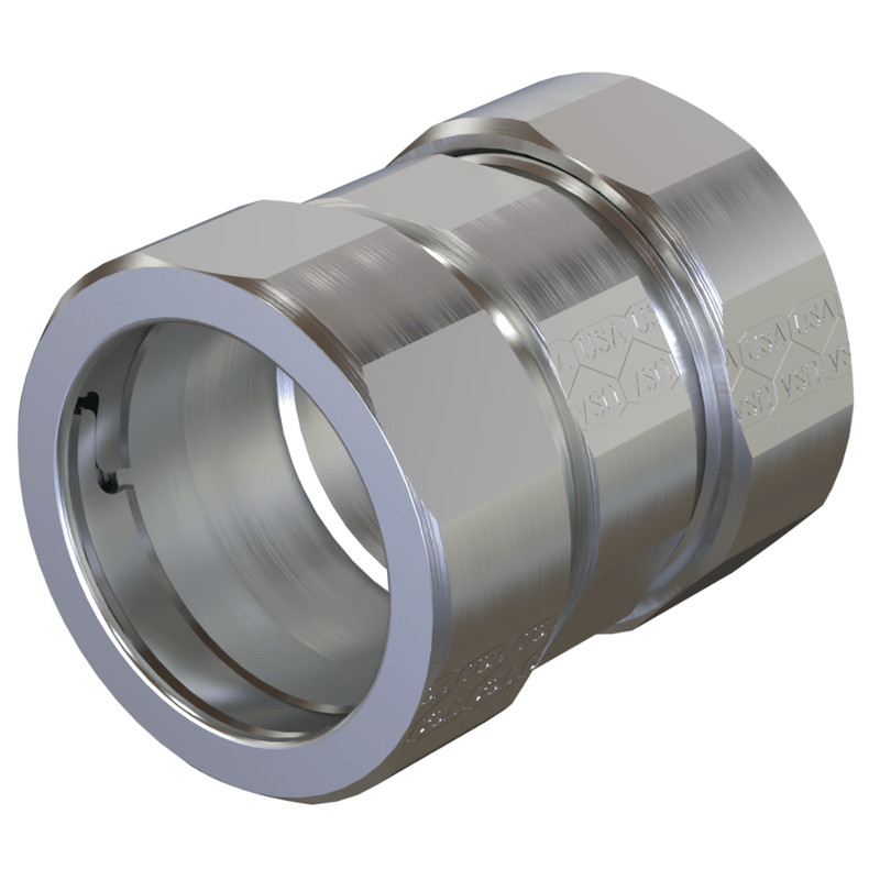 NT2763 1-1/4" Rigid Compression Coupling  PVC  Multiple