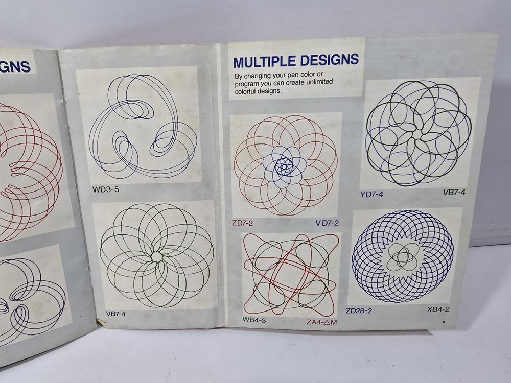 Ohio Art Program A Sketch Design Machine Instruction Booklet