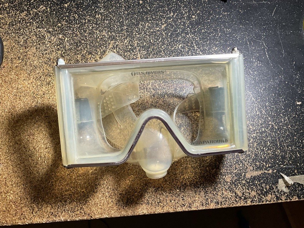 vintage scuba mask