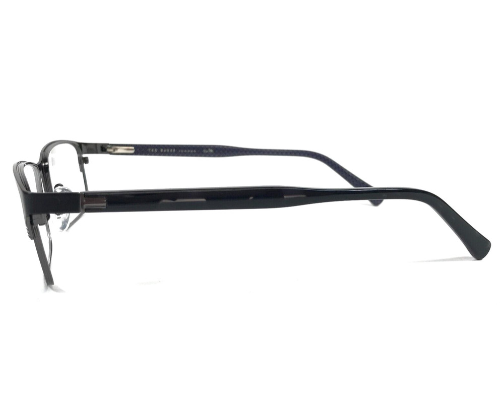 Ted Baker Eyeglasses Frames TM521 BLK Black Rectangle Full Rim 55-20-145