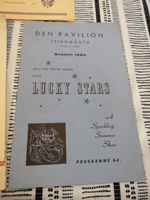 DEN PAVILION TEIGNMOUTH programmes X 3 1962/3/4