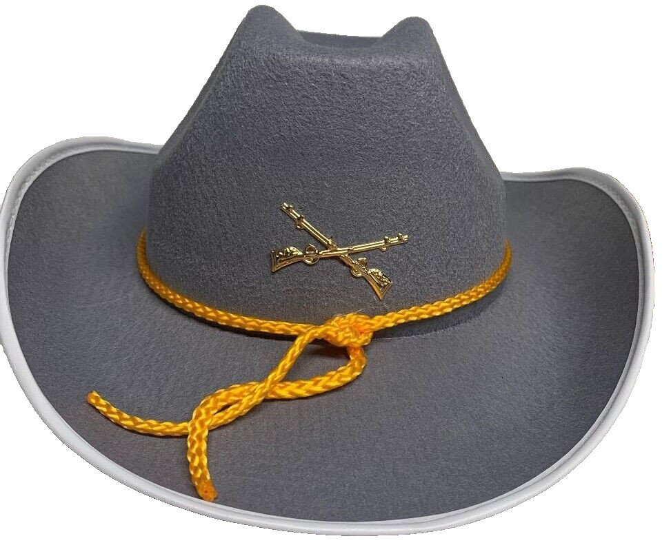 CIVIL WAR CONFEDERATE OFFICER HAT MEDIUM