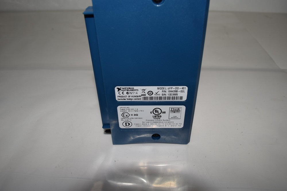 ^^ NATIONAL INSTRUMENTS MODEL CFP-DO-401 16-CH DISCRETE INPUT (TRQ129)