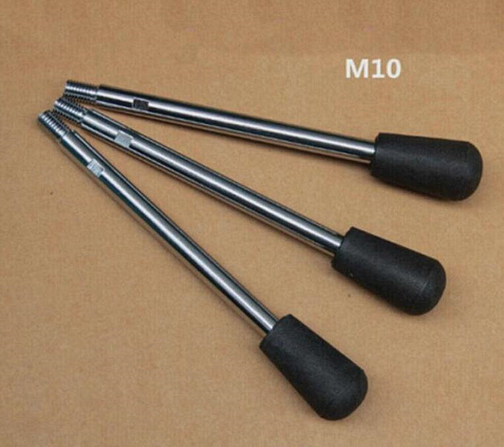 3x Universal M10 122mm Thread Handle For Bench Drill Drilling Machine Accessorie