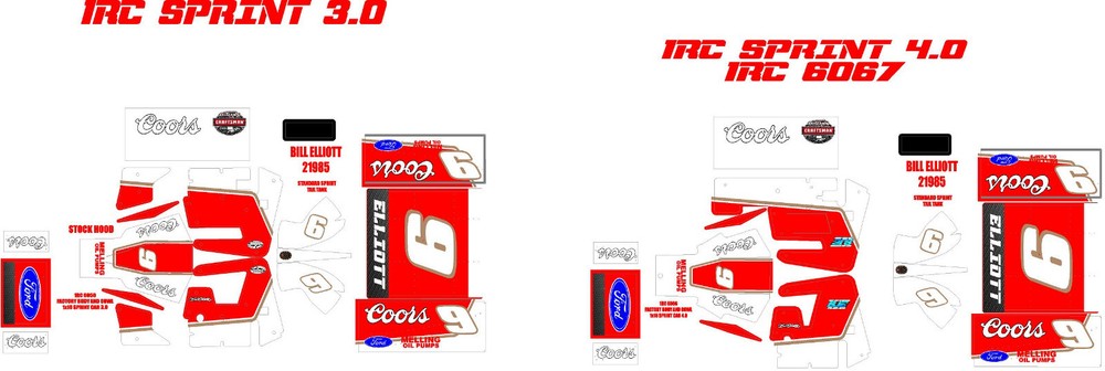 1RC SPRINT WRAP BILL ELLIOTT 1985
