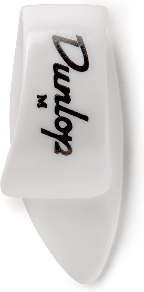 3-Pack of Dunlop White Thumbpicks Medium - Lefty