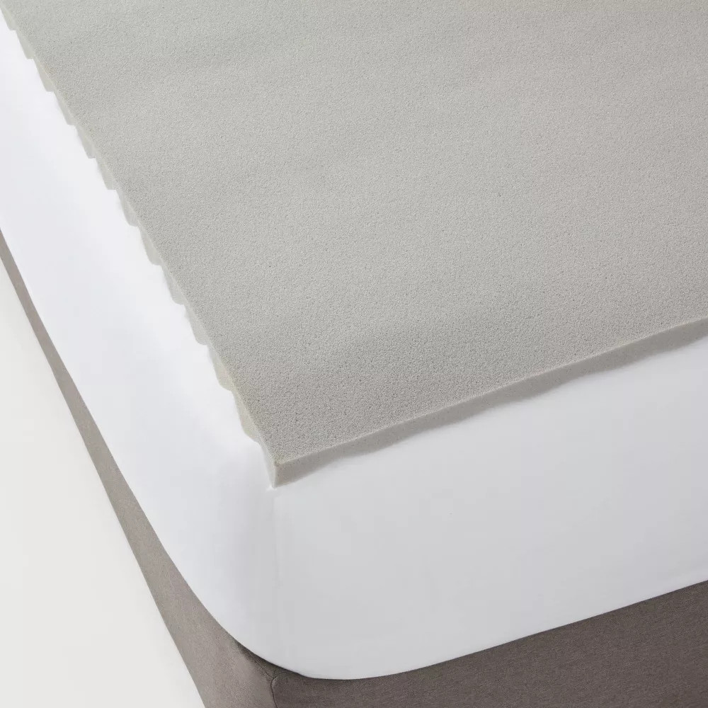 Full 1.5" Reversible Memory Foam Mattress Topper - Room Essentials
