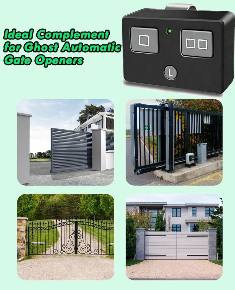 AXP1 AXS1 Gate Opener Remote Transmitter, 5-Button, 3-Button Remote Transmitter