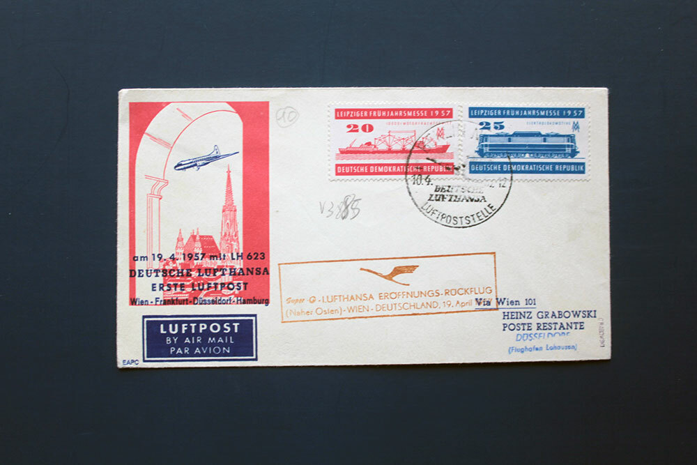 FIRST FLIGHT LUFTHANSA (V3885)