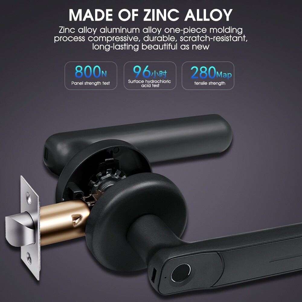 Touchless Fingerprint Keypad Door Lock