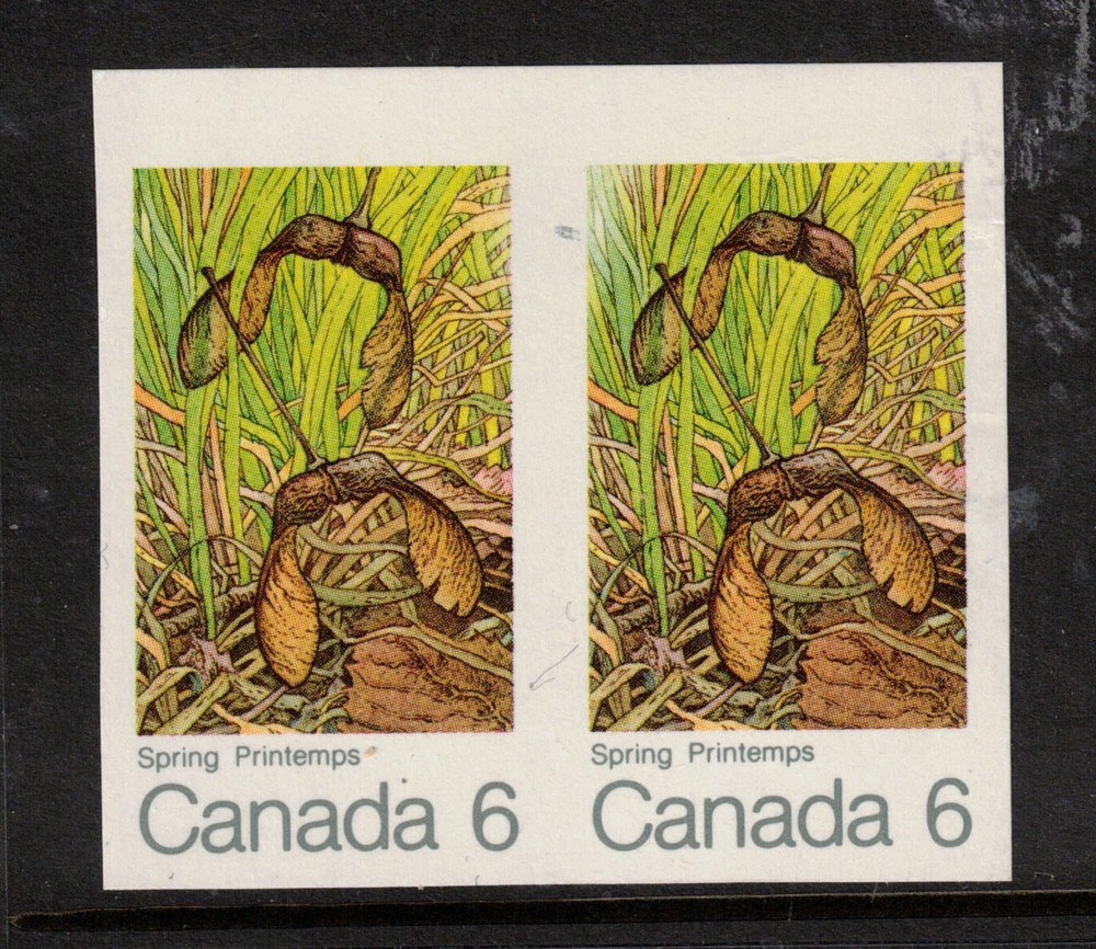 Canada #535a Extra Fine Never Hinged Imperf Pair