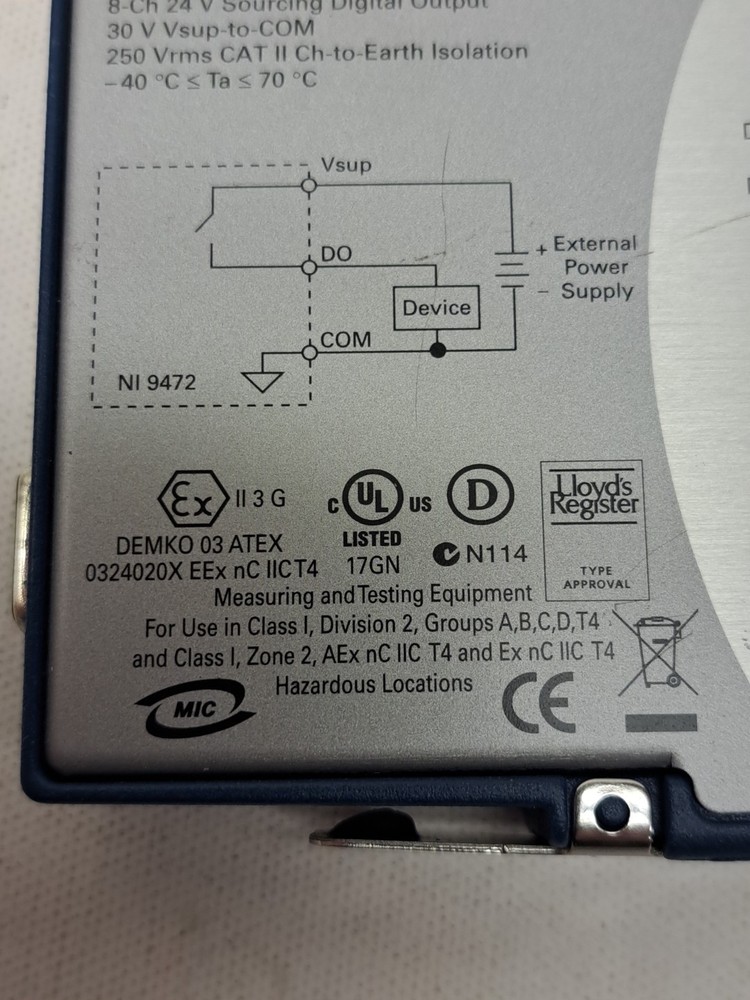 National Instruments NI 9472 Sourcing Digital Output Module USED