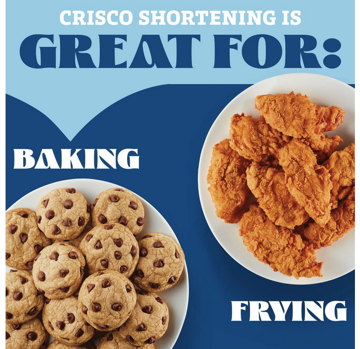 Crisco All-Vegetable Shortening, 96oz.