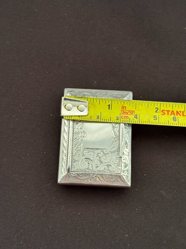 Antique Victorian Solid Silver Snuff Box. Birmingham 1898. (SB 1)