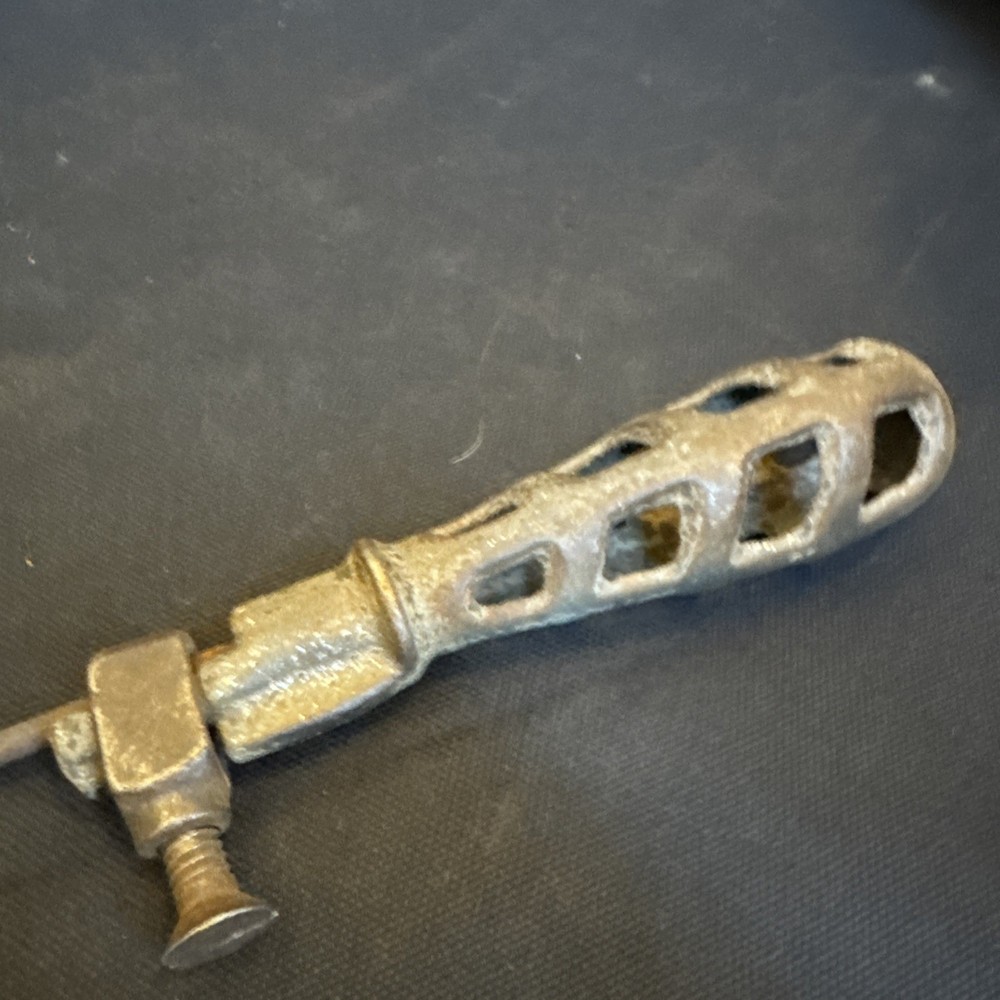 Vintage Cast file holder wo Tip