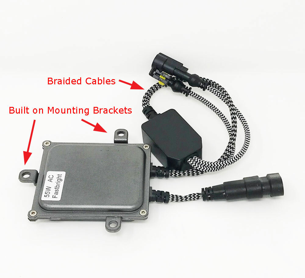 HID XENON REPLACEMENT BALLAST 55W AC FAST BRIGHT