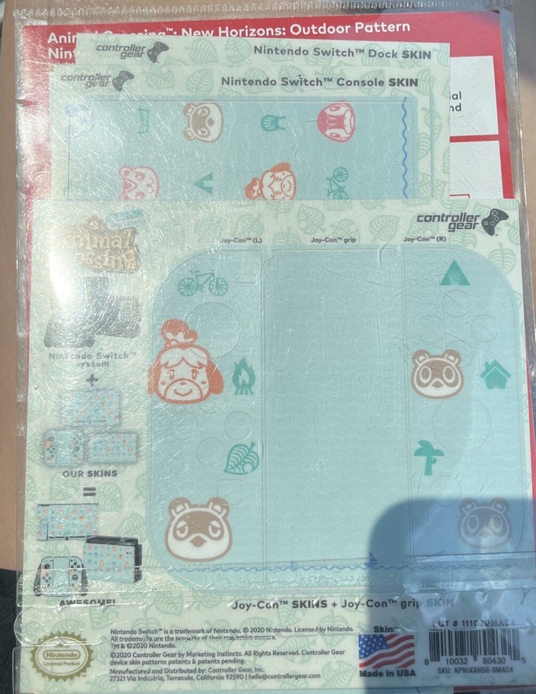 Nintendo Switch Animal Crossing Skins