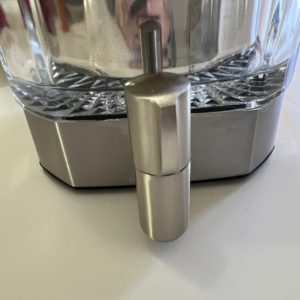 Gvode Ice Coffee Tea Cold Brew Large 5 C Infuser Maker Stainless/Glass EUC
