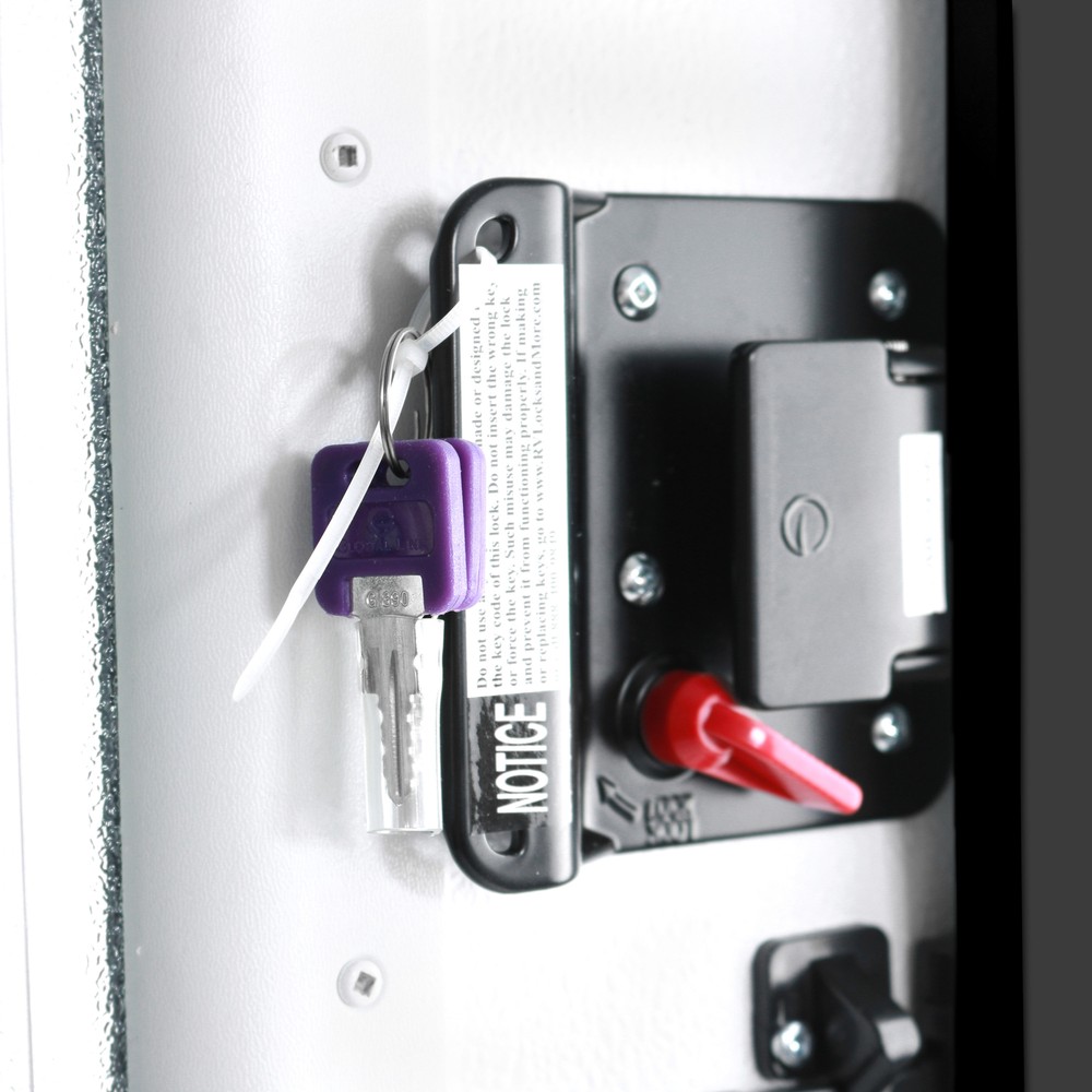 Brand New RV Camper Passenger 23" x 44" Tear Drop Trailer Door Black