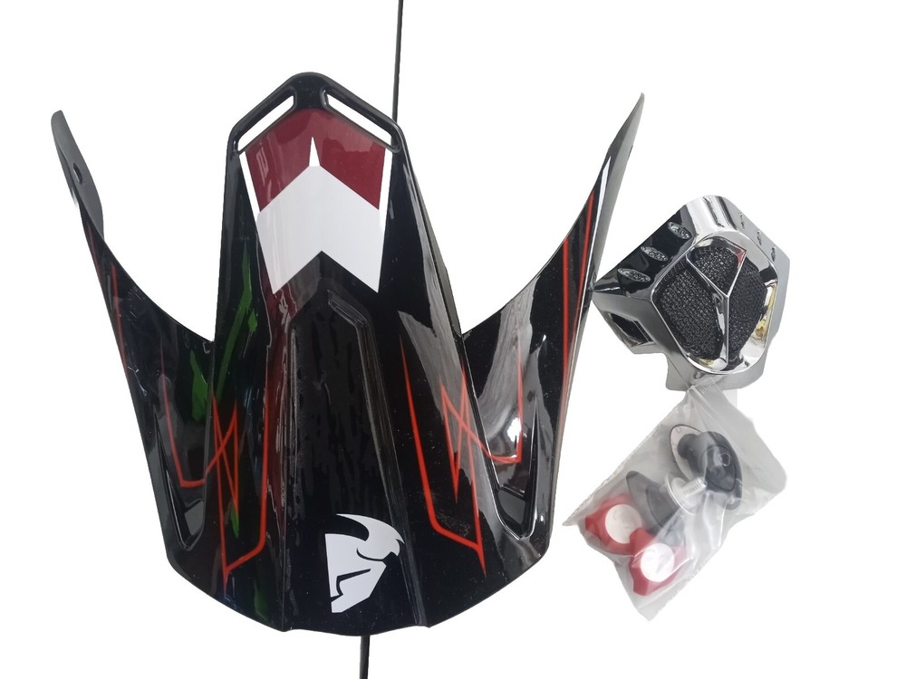 Visor Kit Thor 0132-0317 Black Red