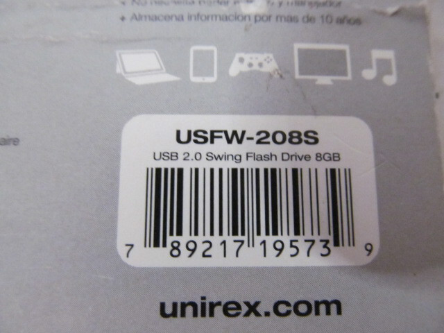 Unirex 8GB USB Swing Flash Drive