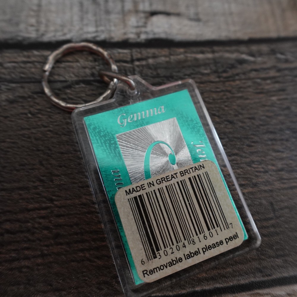 Gemma Personalized Keychain Plastic Novelty Name Definition Meaning Gift