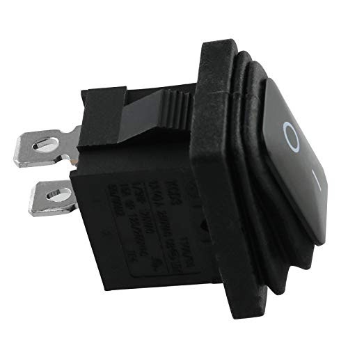 Waterproof Rocker Toggle Switch Waterproof Rocker Switch, Black