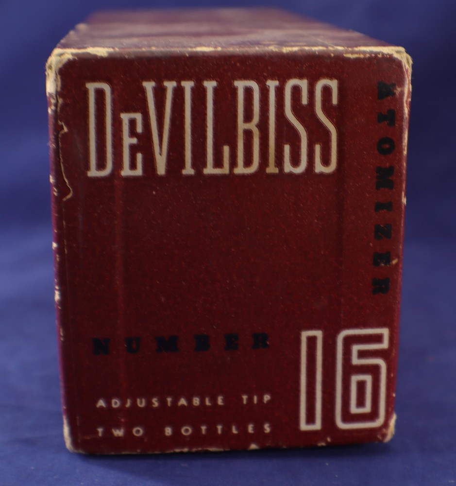 DeVilbiss Atomizer Number 16 Adjustable Tip in Original Box not working Vintage