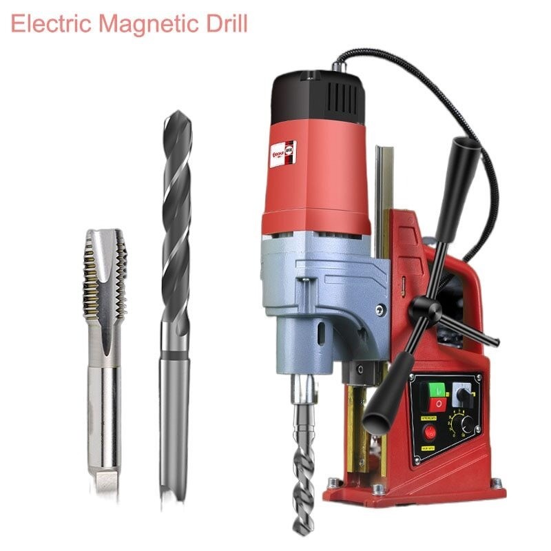 Drilling, Core Sampling, Tapping, Speed-Adjustable Bench-Top Magnetic Drill