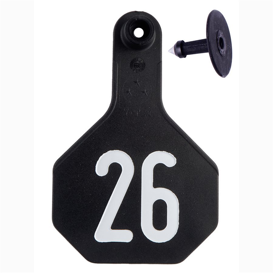 Y-Tex Medium 3* Livestock Identification Ear Tags - Blank #26-50